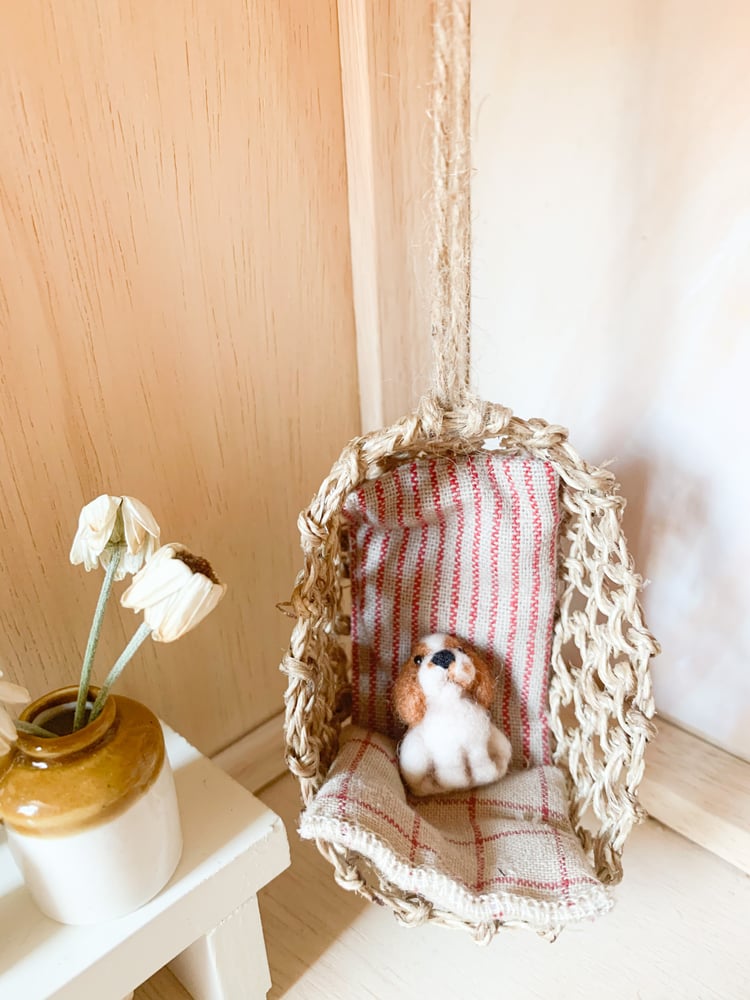 Image of hanging pod chair