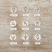 Image 2 of Collares Planetas PLATA 925