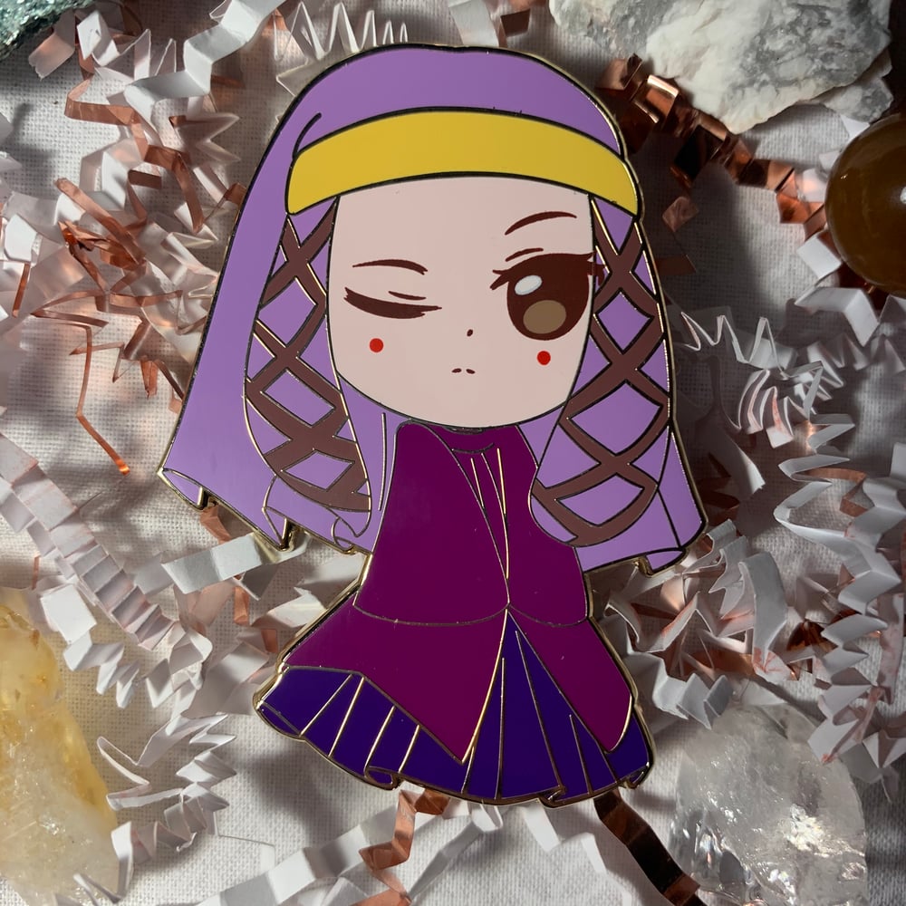 Purple Padme Chibi Pin