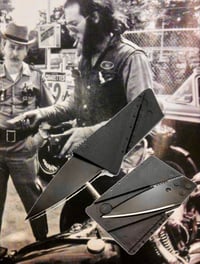 Image 2 of SWAP MEET CREDIT CARD FOLDING KNIFE BLACK