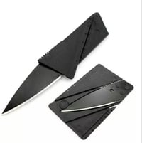 Image 3 of SWAP MEET CREDIT CARD FOLDING KNIFE BLACK