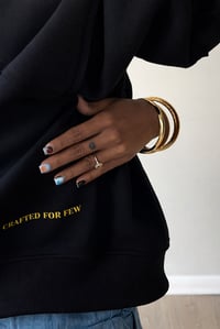 Image 5 of FAULTLINE / Structured - Zip up hoodie [ black ]