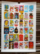 Image of SUPER-MATS XL signed, uncut production sheet