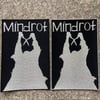 MINDROT- 1990 DEMO WOVEN BACK PATCH (SILVER)