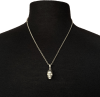 Image 1 of Hysteric Glamour X Le Tabou "Crystal Skull" Silver Necklace