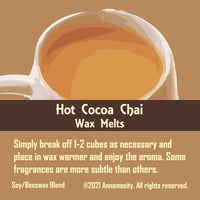 Image 1 of Hot Cocoa Chai - Wax Melts