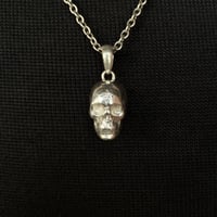 Image 2 of Hysteric Glamour X Le Tabou "Crystal Skull" Silver Necklace