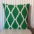 Emerald Lattice Cushion Cover Image 2