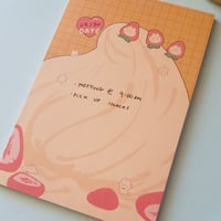 Image of Strawberry & Cream Cats Memo Pad