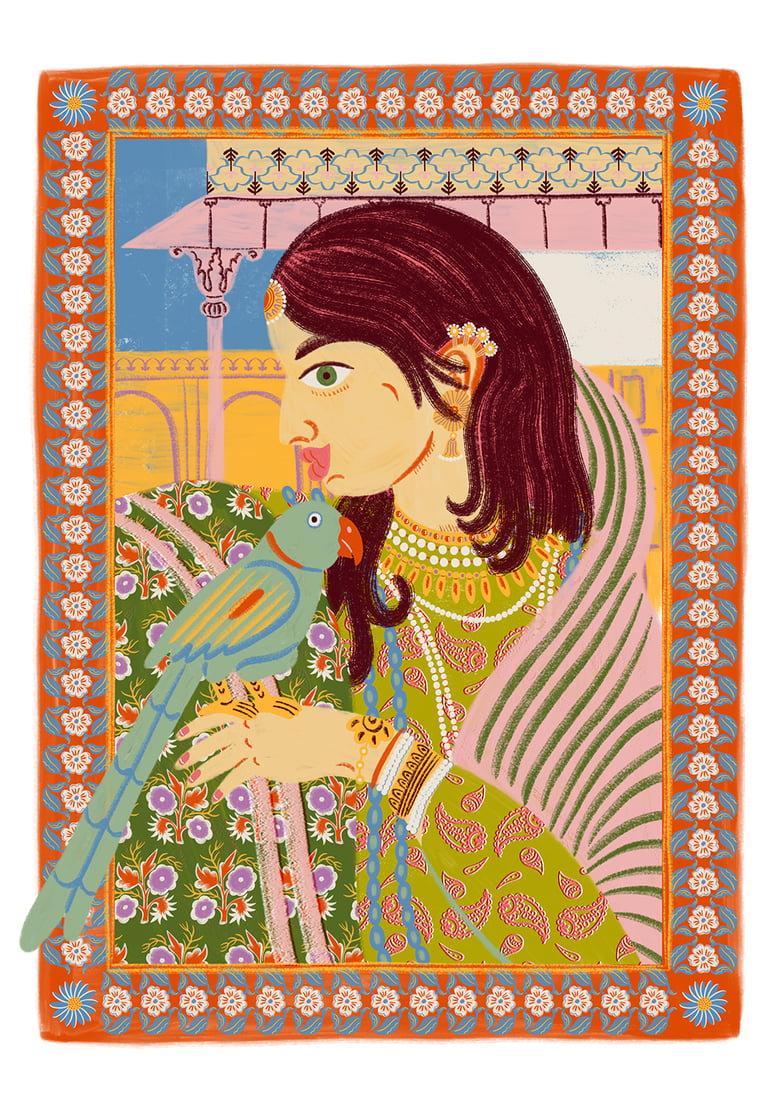 Image of Mughal Queen Print