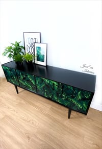 Image 2 of Vintage Mid Century Modern Retro Jungle Palms NATHAN SIDEBOARD  / DRINKS CABINET / TV STAND 