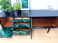 Image 5 of Vintage Mid Century Modern Retro Jungle Palms NATHAN SIDEBOARD  / DRINKS CABINET / TV STAND 