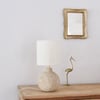 Lampe en travertin