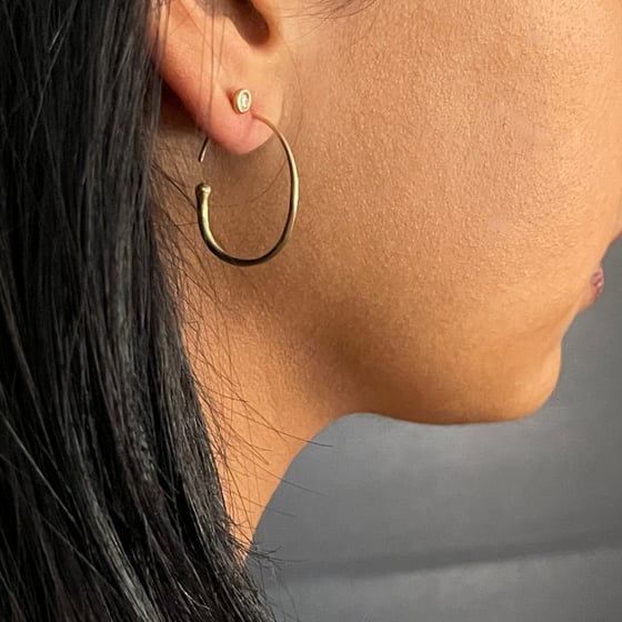 Image of 18K Hoops