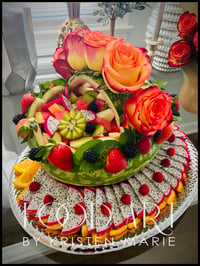 Image 2 of Hand Carved Watermelon Basket