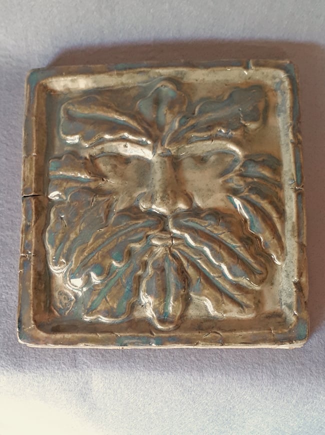 OLD GREEN MAN CERAMIC TILE