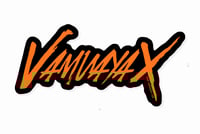 VAMUAYAX STICKER  ORANGE/ BLACK
