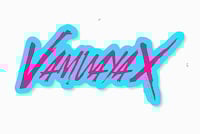 VAMUAYAX STICKER BABY BLUE/ HOT PINK
