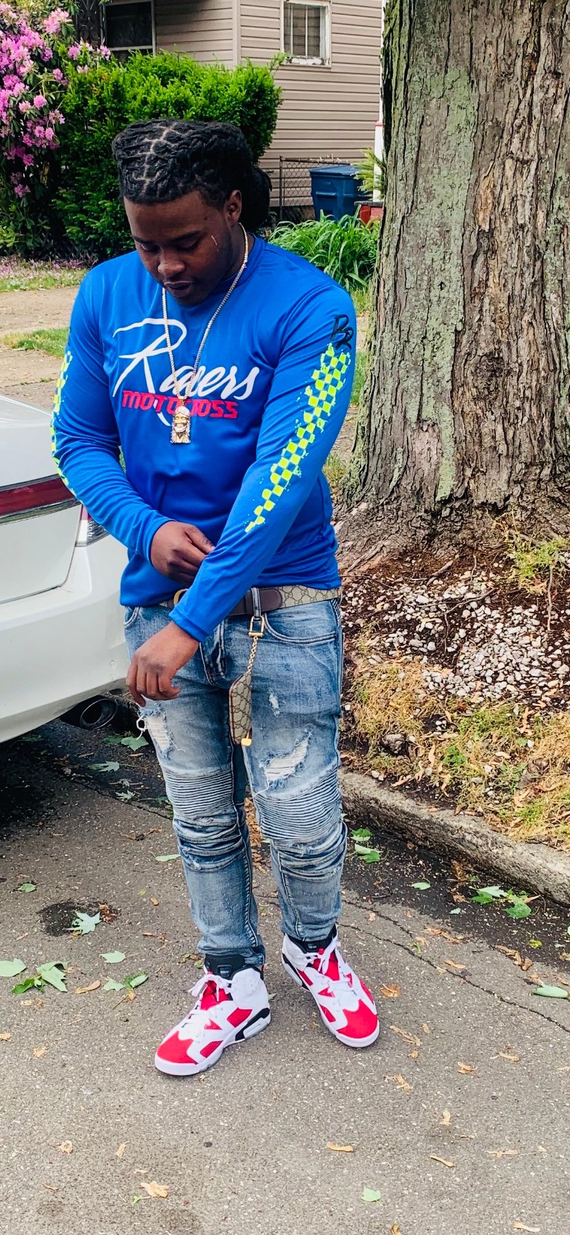 Image of Blue Motocross Jersey