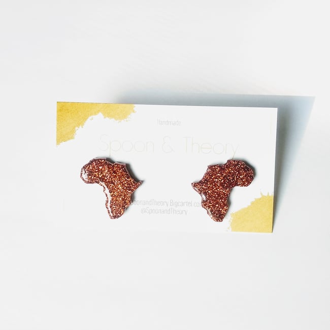Bronze Bae - Africa Studs