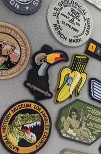 Image 3 of Too Tactical Toucan Patch & Sticker Combo
