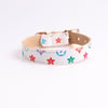 Floral White Doggy Collar