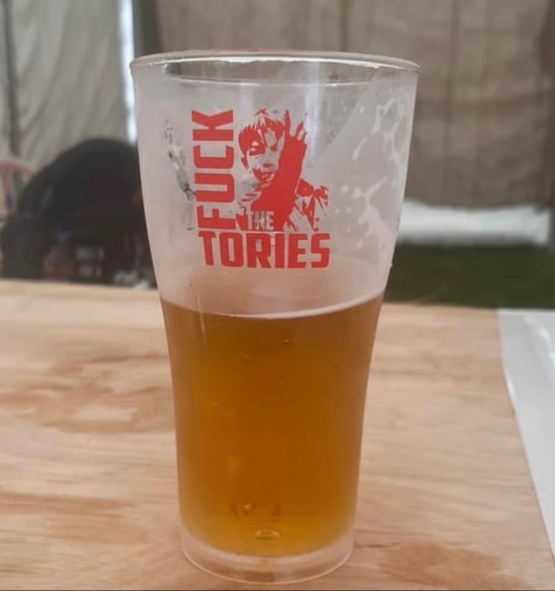 F**k The Tories PVC Pint Glasses (pack of 6, 12 or 24)