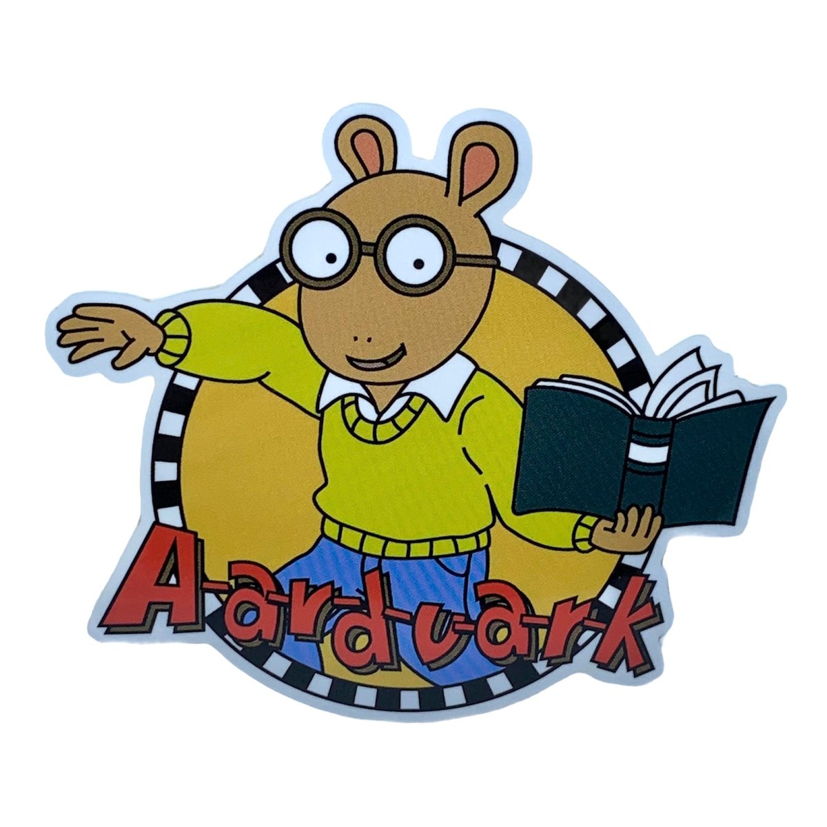 Rapping Arthur - Sticker | Think McFly Think Co