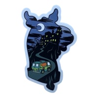 Image 1 of Spooky Doo Outline Sticker