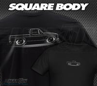 Image 1 of Square Body Chevy Truck T-Shirts Hoodies Banners