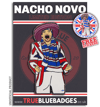 Nacho Novo Pin Badge + Stickers