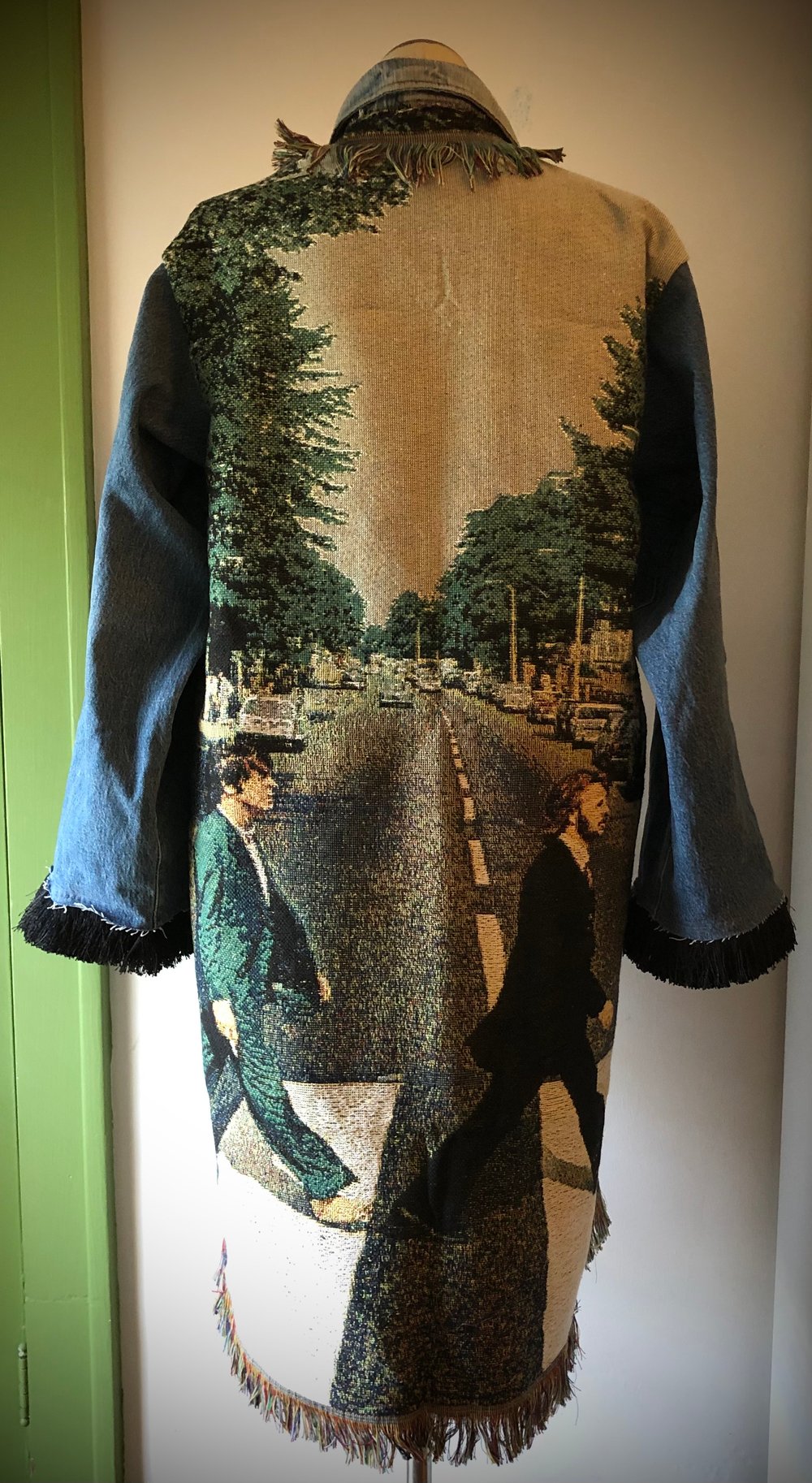 Abbey Road custom tapestry jacket