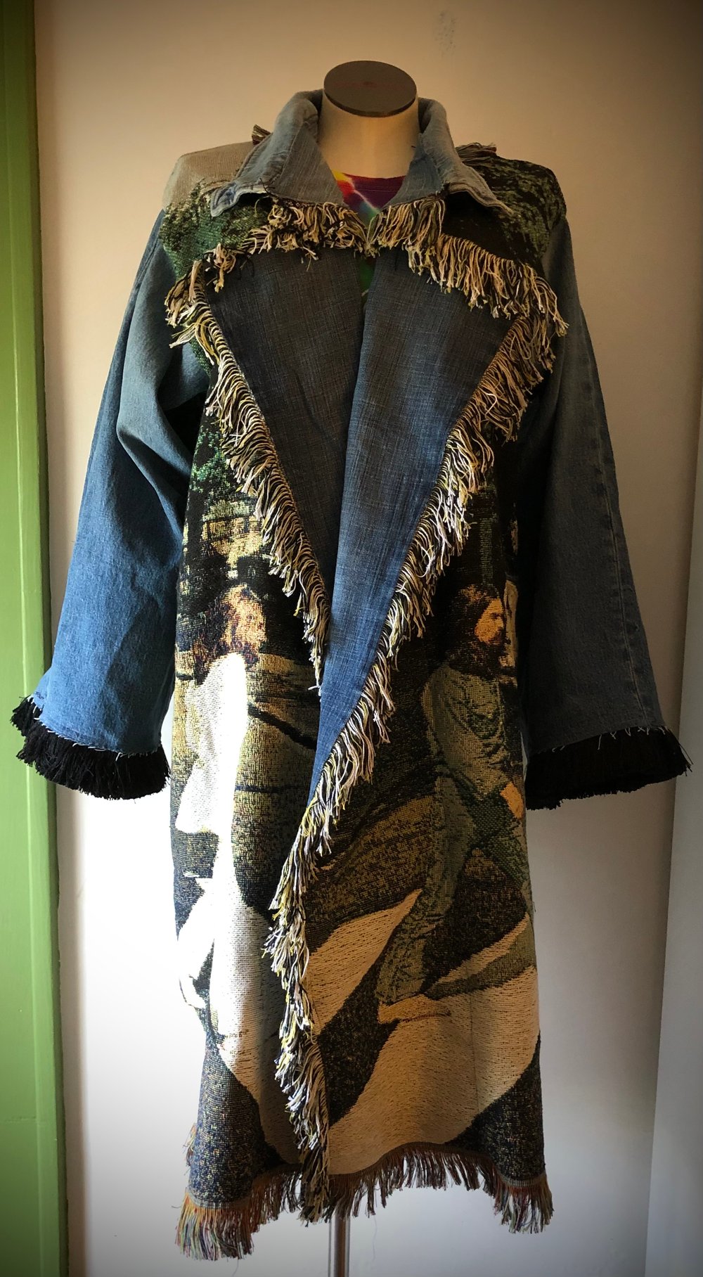 Abbey Road custom tapestry jacket