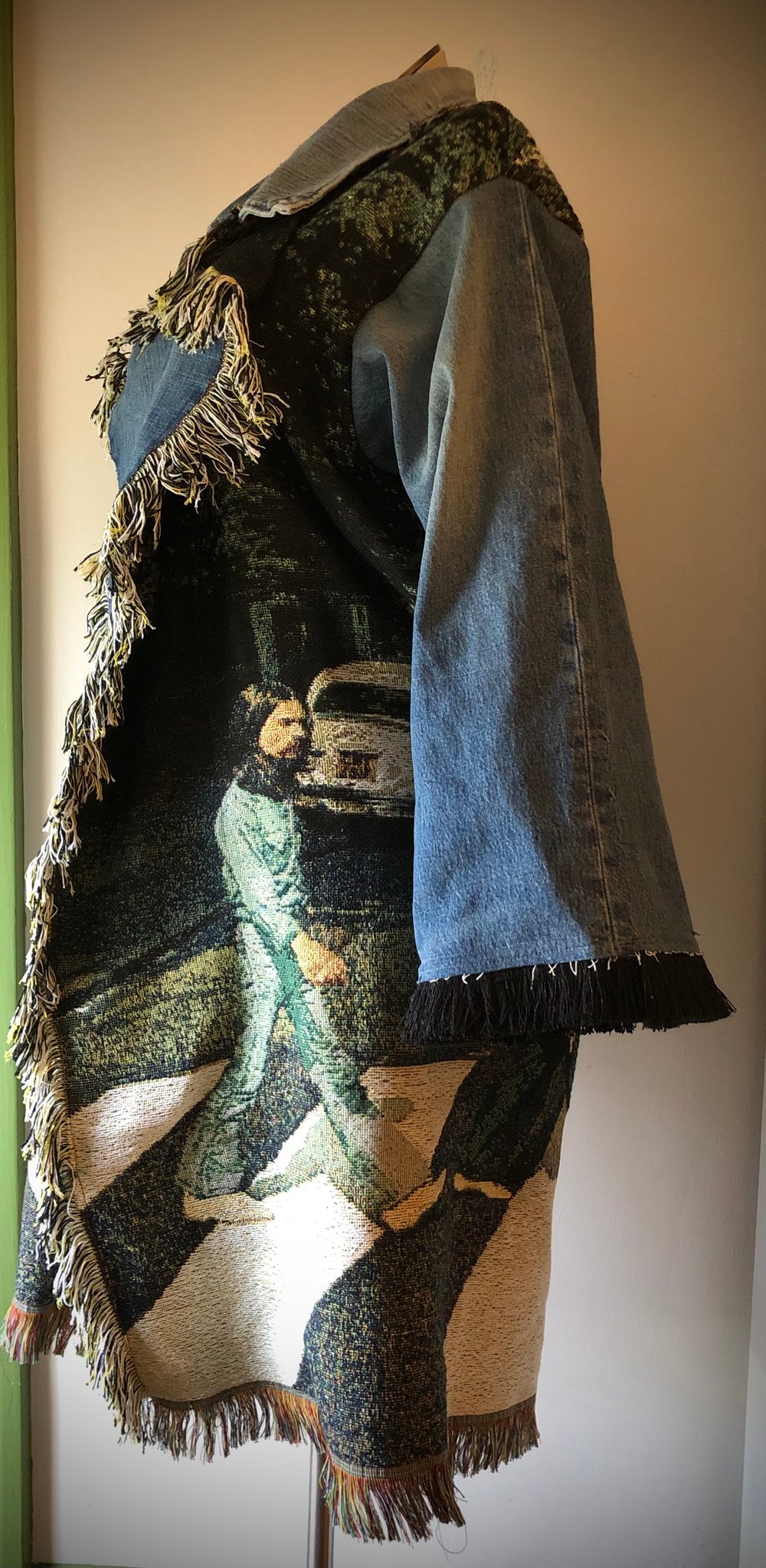 Abbey Road custom tapestry jacket