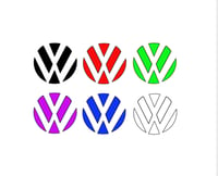 Image 3 of Vw Mk7 /7.5 golf steering wheel badge inlay 