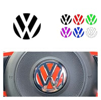 Image 1 of Vw Mk7 /7.5 golf steering wheel badge inlay 