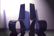 Image of Acrylic chair UK Evo Black