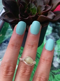 Image 3 of Prehnite Ring size 5/5.5