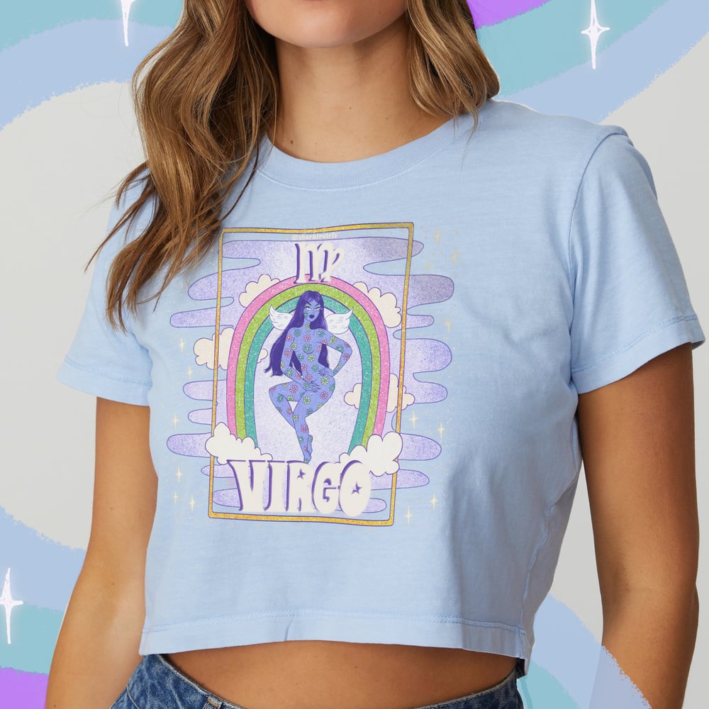 Image of VIRGO ASTROLOGY CROP TEE