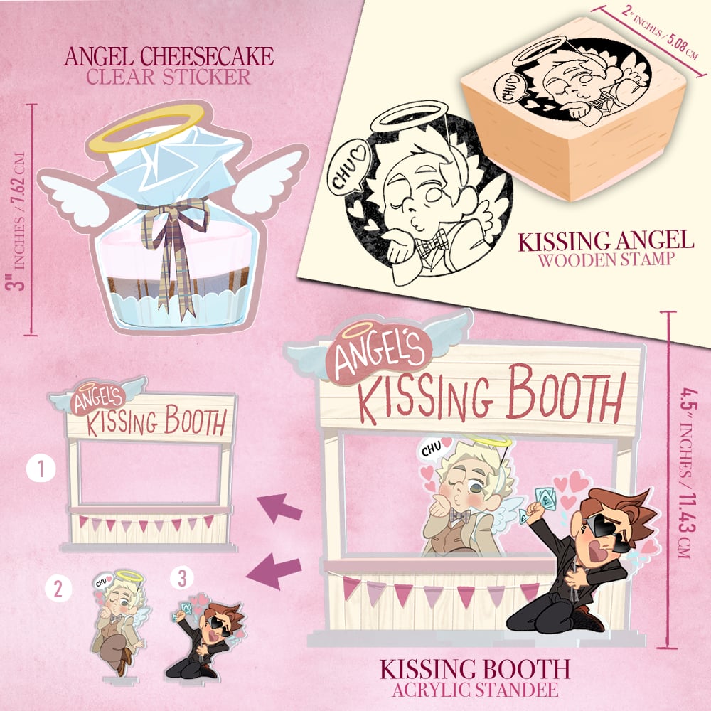 Image of Good Omens - Kissing Booth Comic Zine