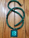 Green pendant necklace