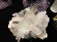 Image 1 of Tourmaline Quartz Chip Healing Bracelet 