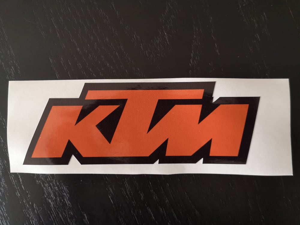 Image of KTM Decals 5.5" x 2"