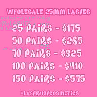 Image 1 of Wholesale 25mm Lashes