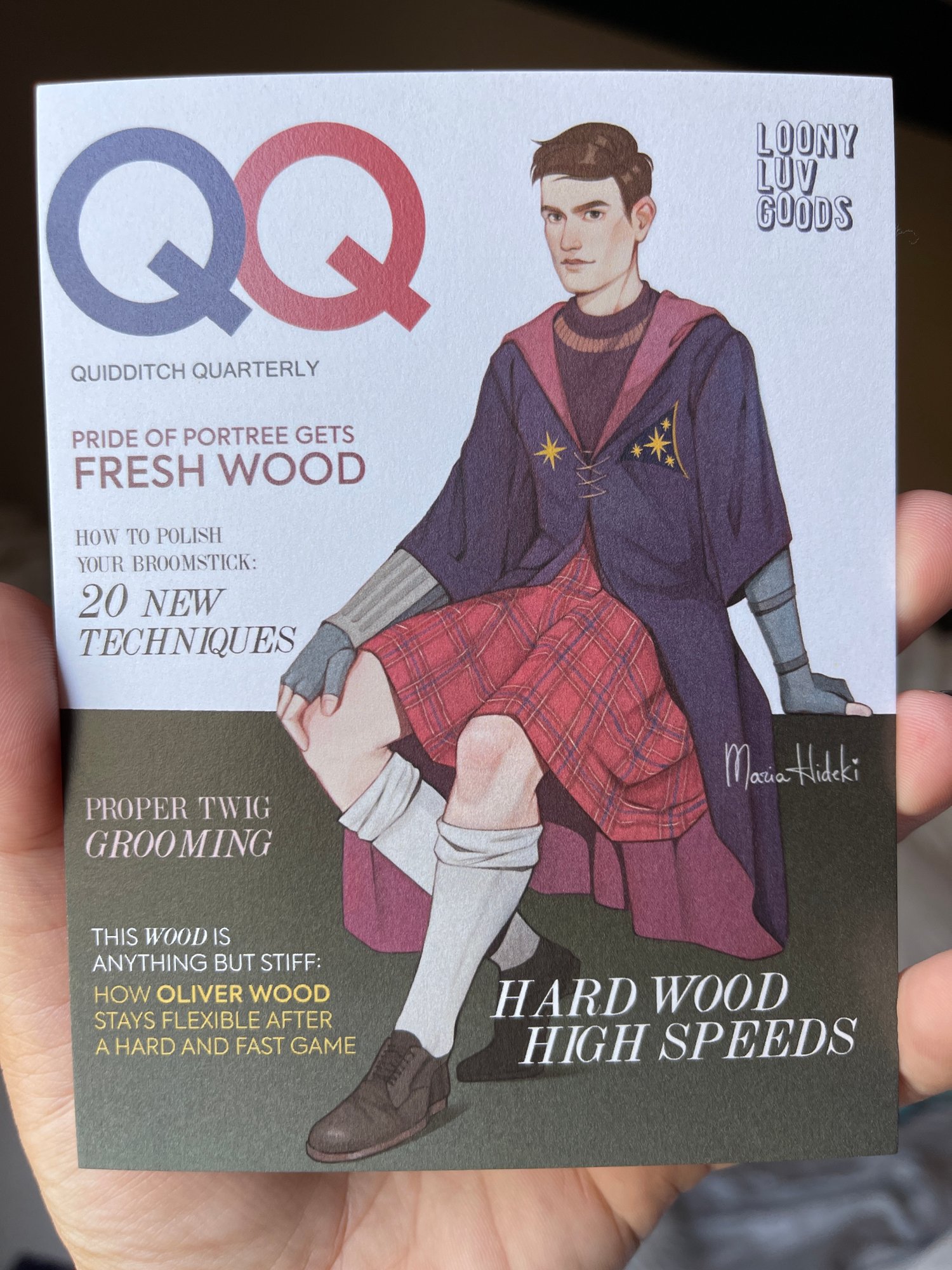 QQ Hard Wood Mini Print