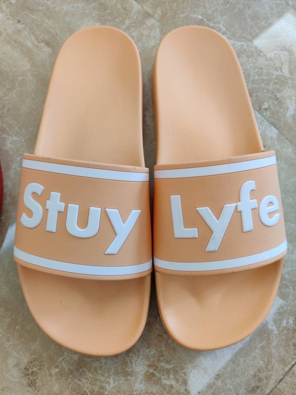 STUYLYFE  LIGHT PEACH SLIDES PREORDER 🍑🍑🍑🍑