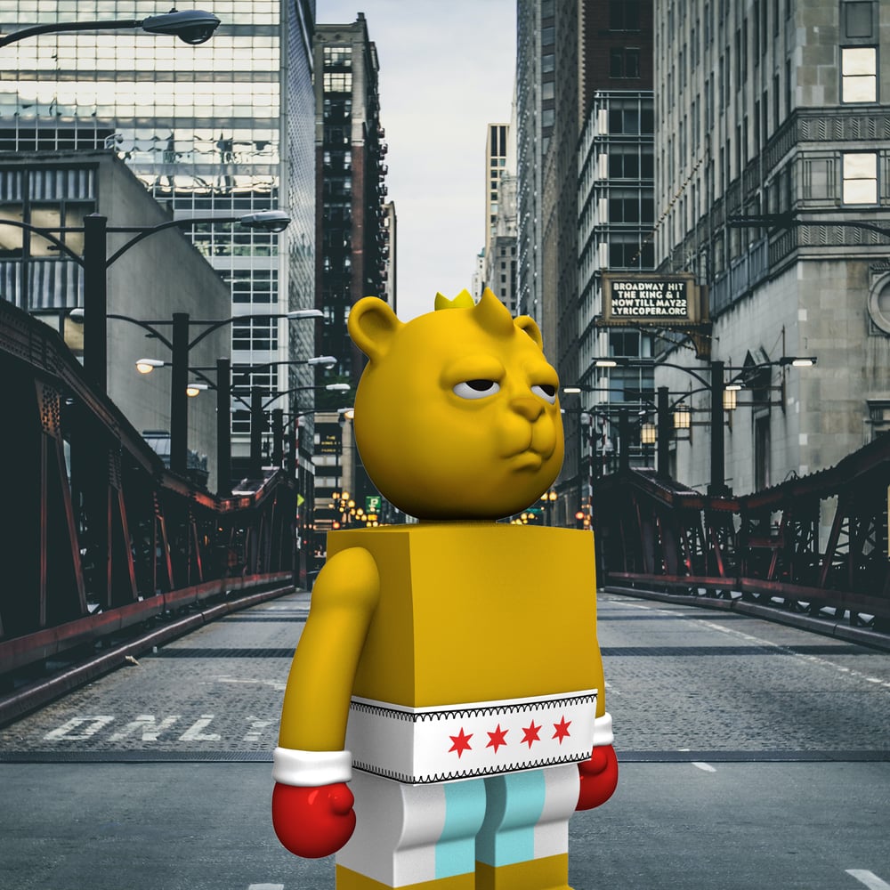 Image of [Preorder] Bear & Square Set of 2