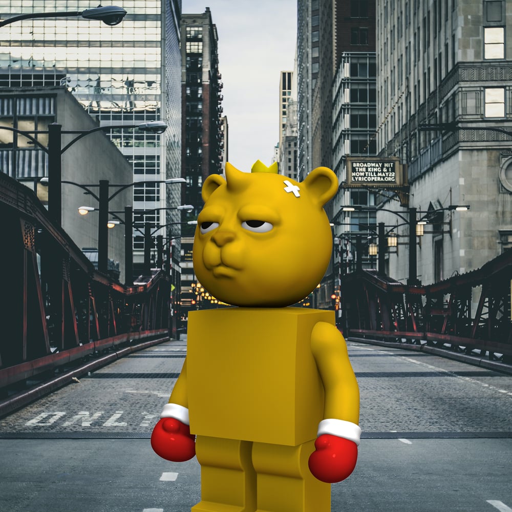 Image of [Preorder] Bear & Square Set of 2