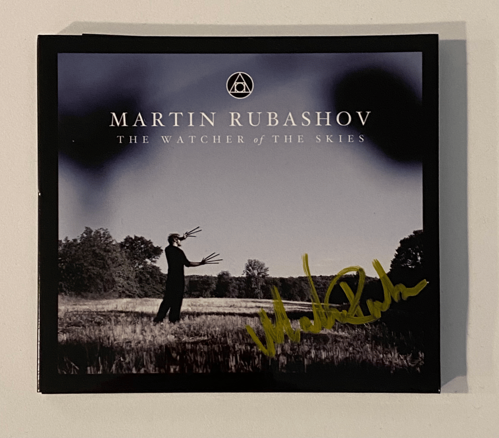Image of MARTIN RUBASHOV - THE WATCHER OF THE SKIES (CD) SIGNED