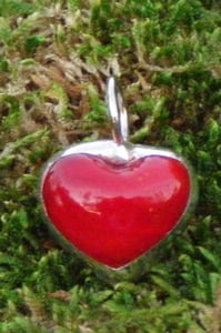 Image of bubble heart charm
